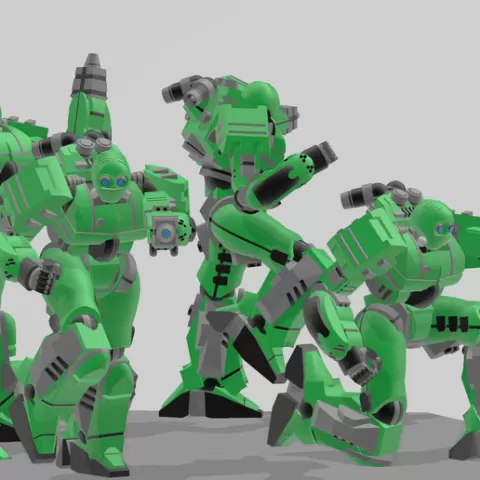 Perfect Mimetic Armor 6mm squad