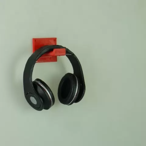 Wall Mounted Headphone Holder by Aaron Mensing