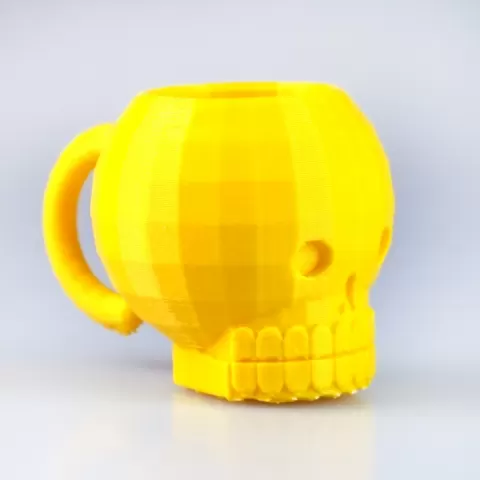Skull Mug by Jesse Quesenberry