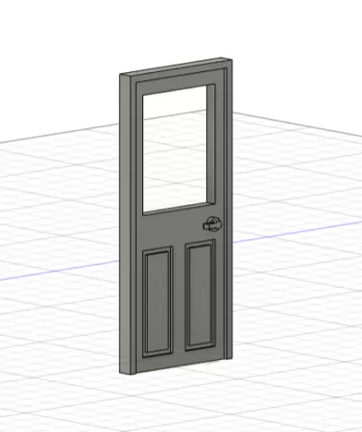 1/18 Porte d'acces E / Access door E diecast