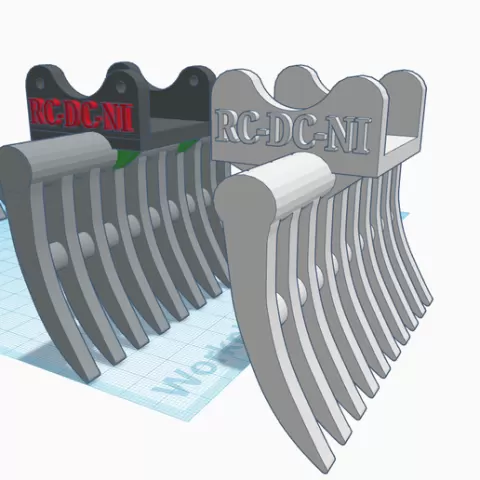 huina rc excavator Rake