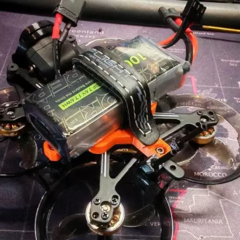 Flylens 75 battery holder