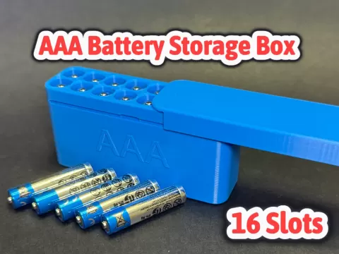 Travel AAA Battery Storage Box / AAA Battery Case