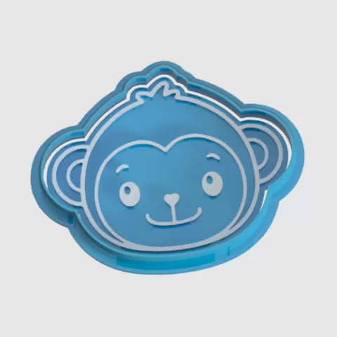 Cookie cutter and marker. Monkey