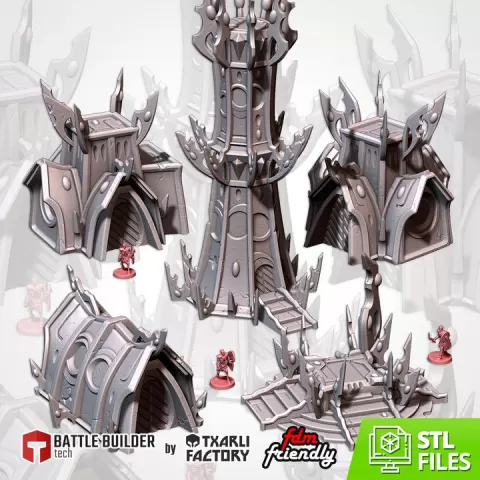 VILLAGE OF THE DARK ELVES by Txarli Factory