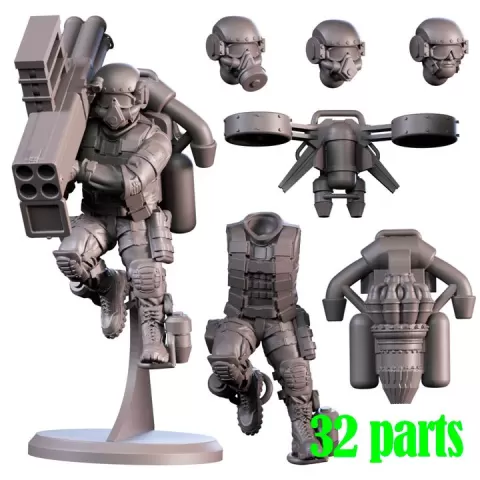 Jet Pack Squad Constructor by Sergeant Hammer