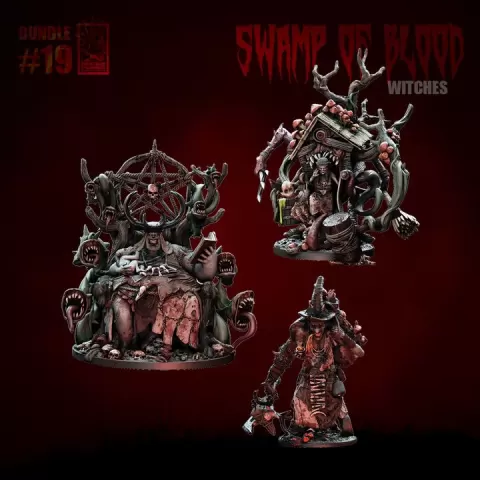 Witch Sisters - BUNDLE #19 by Necropunks Miniatures