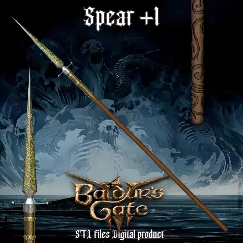 FANTASY SPEAR +1 BALDURS GATE 3