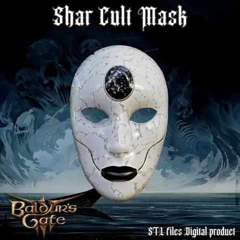FANTASY SHAR MASK BALDURS GATE 3