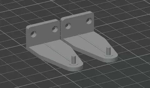 Pull Down Blinds Holder Peg Vertical Orientation