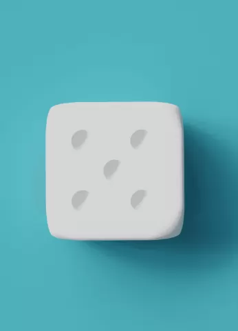 Dice Keycap - 5 face