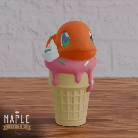 Ice Cream Charmander - Pokemon