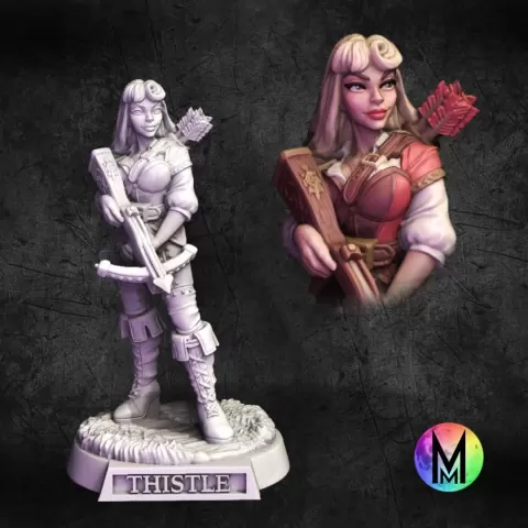 Female Ranger - Princess Thistle the huntsman ranger ( Sleeping Beauty themed ranger )