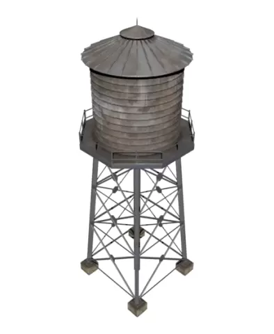 Water Tower.glb