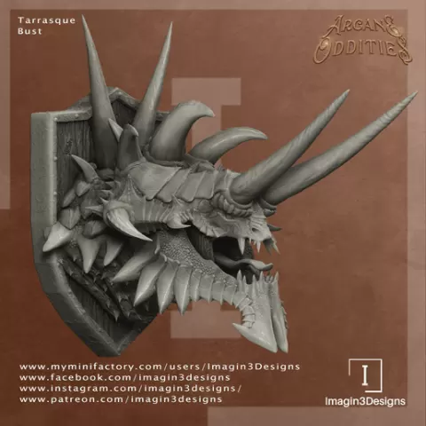 Tarrasque Bust
