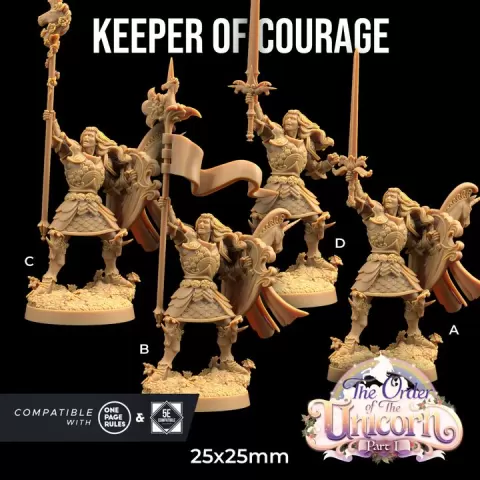 Keeper of Courage | PRESUPPORTED | Order of The Unicorn Pt.1 by The Dragon Trappers Lodge