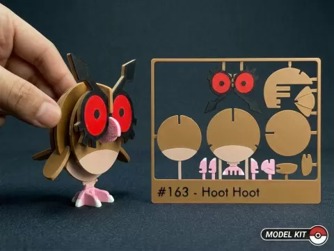 Pokemon #163 - Hoot Hoot kit card