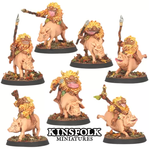 Woodland Hooble Goobles - Snuffla Knights by Kinsfolk Miniatures