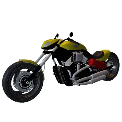 Custom Cruiser Motorcycle - MeAmelia