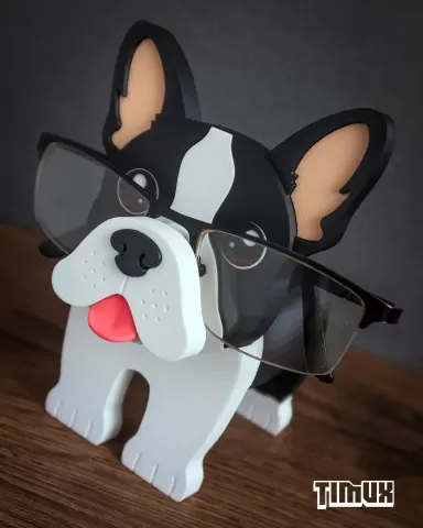 BOSTON TERRIER GLASSES HOLDER