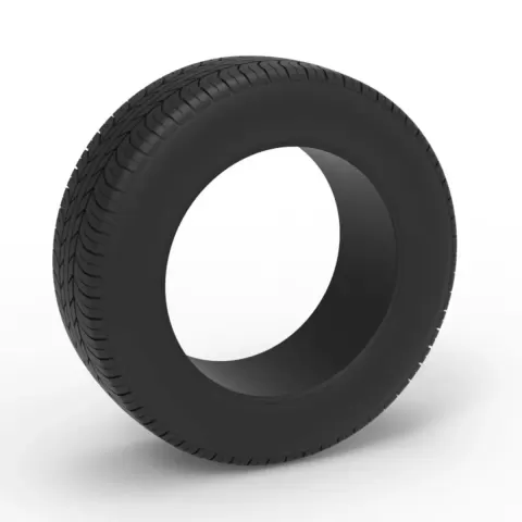 Race tire 9 Scale 1:25 - 3DTechDesign