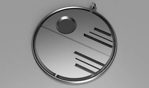 Star Wars spinny death star key ring