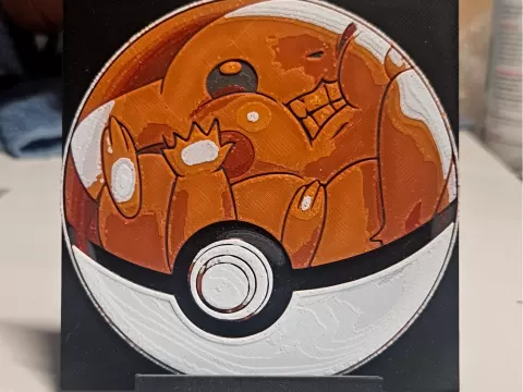 Pickachu in Pokeball