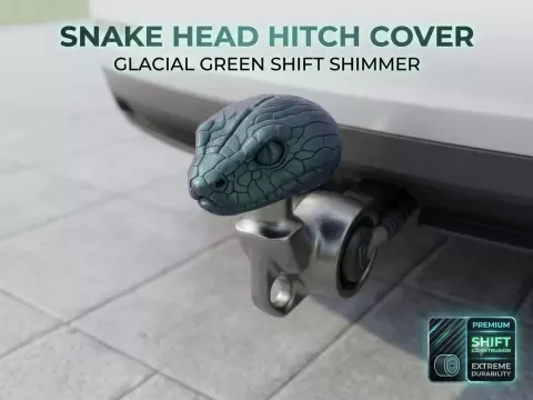 Snake Head Tow Hitch Cover
