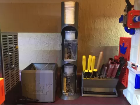 Print Surface Cleaning Shelf