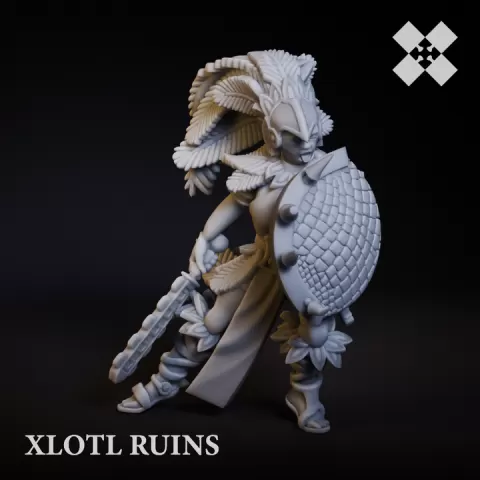 Mayan Warrior by Tilesmith