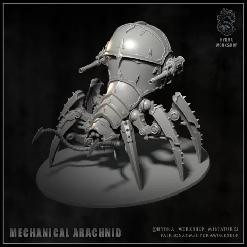Mechanical arachnide by Hydra workshop miniatures