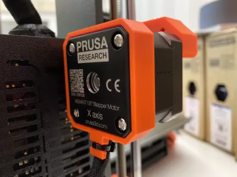 Prusa MK3 / MK4 X-motor cable protection