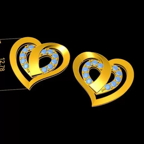 Heart Earring Stuff E2
