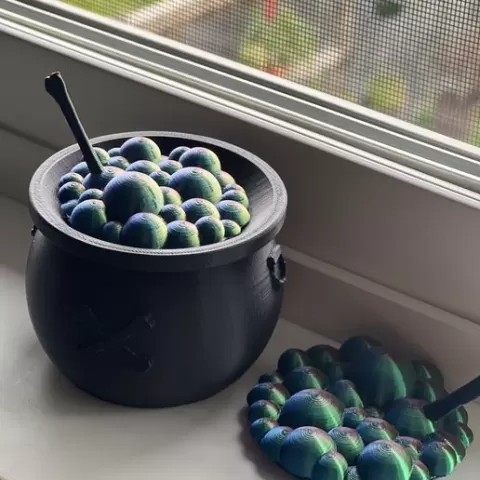 Crossbones Halloween Cauldron