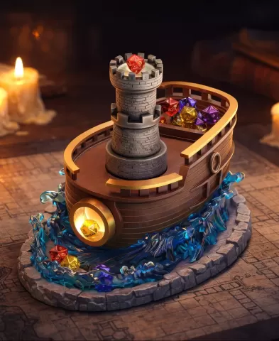 Boat Dice Tower