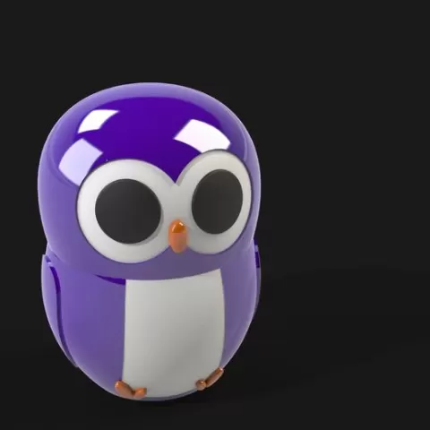 Cute Threadable Owl