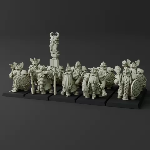 Dwarf Clan Elders by Durgin Paint Forge