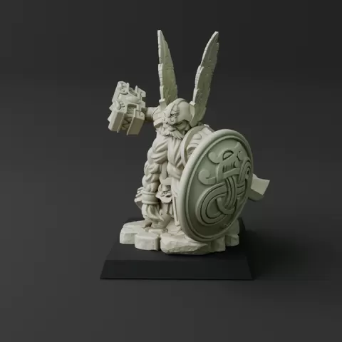 Dwarf Captain Jarl by Durgin Paint Forge