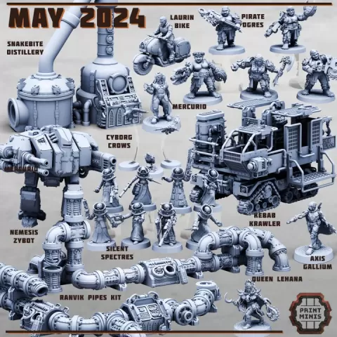 May 2024 Collection by Print Minis