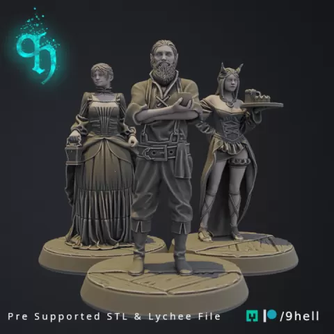 Tavern Character Set by 9hell