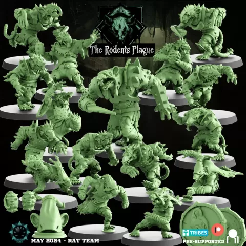 RATMEN - The Rodents Plague - Fantasy Football by Realm of Paths