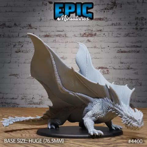 Brown Dragon / Legendary Drake / Mountain Encounter / Magical Mount Beast / Dragonborn / Draconic Army by Epic-Miniatures