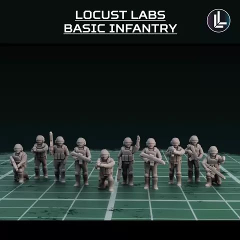6mm Basic Infantry by Locust_Labs