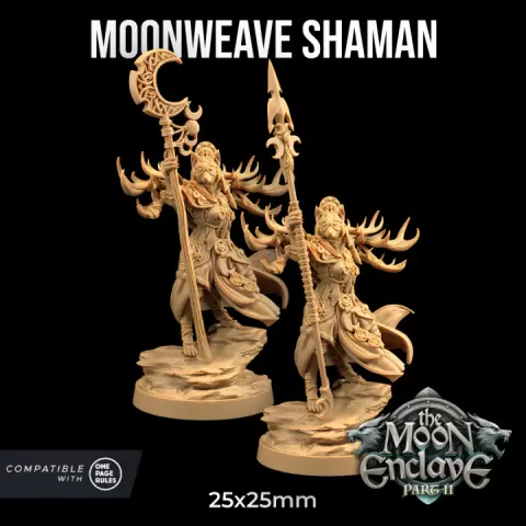 Moonweave Shaman | PRESUPPORTED | The Moon Enclave Pt. 2 by The Dragon Trappers Lodge