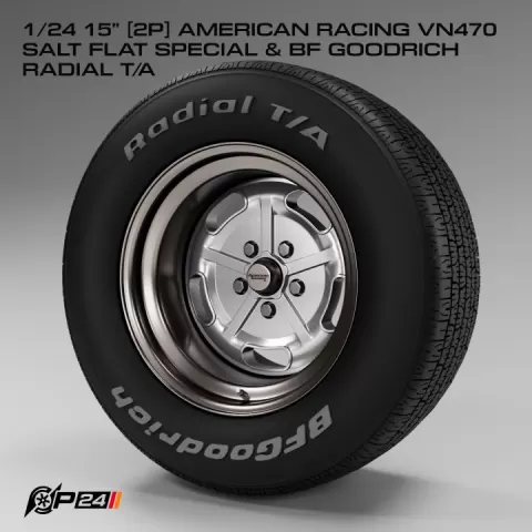1/24 15" [2P] American Racing VN470 SALT FLAT SPECIAL & BF Goodrich Radial T/A by Phong Nguyen