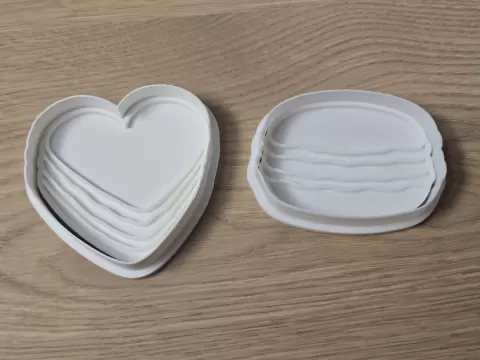 Hear Macaron Cookie Cutter