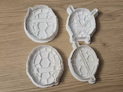 Teenage Mutant Ninja Turtles Shells Cookie Cutter