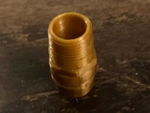 15/16"-27 female to 1/2" NPT male adapter