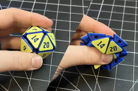 Squishy Fidget D20