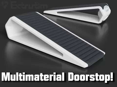 Doorstop Multimaterial | Door Stopper Multi-Material | Rubberized Door Stop